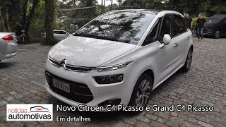 Novo Citroen C4 Picasso e Grand C4 Picasso  Detalhes  NoticiasAutomotivascombr [upl. by Hindorff]