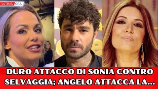 Sonia Bruganelli Attacco duro contro Selvaggia Lucarelli Angelo Madonia si schiera e attacca la [upl. by Haisi]