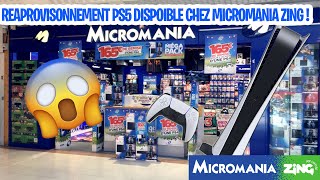 INFO PS5 Le réapprovisionnement ps5 est disponible chez Micromania zing [upl. by Orson]