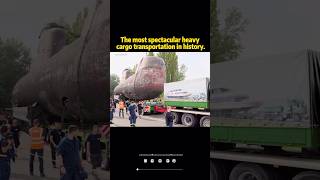 The most spectacular heavy cargo transportation in history shortvideo knowledge [upl. by Katz]