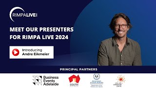 Introducing Andre Eikmeier RIMPA Live 24 Keynote Speaker [upl. by Elisa965]