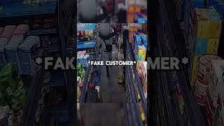 Shopkeeper Traps Robbers With Machete [upl. by Wattenberg999]