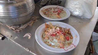 samosa chaat shandaar chok jhelum pakistan street food jhelum pakistan [upl. by Anauqaj330]