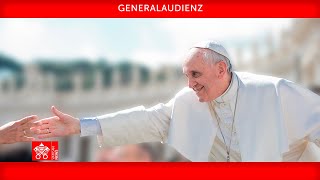 Generalaudienz 22 November 2023 Papst Franziskus [upl. by Alliuqa]