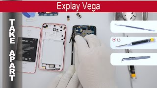 How to disassemble 📱 Explay Vega Take Apart Tutorial [upl. by Gaby]