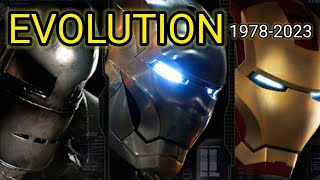 Iron Man Evolution 1978  2023 Iron Man Suits [upl. by Sherourd]