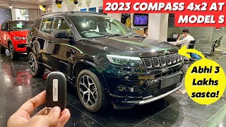 2023 Jeep Compass 4x2 AT Model S  Top Model ke saare features ab ₹ 3 Lakhs saasta ❤️ [upl. by Ahsina694]