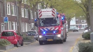 PRIO 1 Brandweer Mijnsherenlaan Rotterdam AL441 assistentie ambulancedienst [upl. by Sandi]