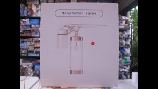 Nanometer spray beauty airbrush system BS1200 [upl. by Fay787]