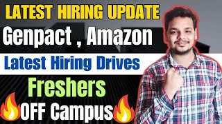 Amazon  Genpact  TCS  Optum Hiring  OFF Campus Drive  2025  2024  2023 Batch Hiring Freshers [upl. by Holds768]