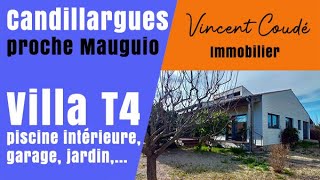 Vente villa T4 Candillargues 34130  proche Mauguio [upl. by Rancell]