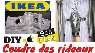 COUDRE DES RIDEAUX AVEC LE KIT DE COUTURE CHEZ IKEA  BON PLAN COUTURE le monde de clealys [upl. by Benn110]