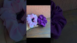 Scrunchie made easy within 1 minutes viralvideo youtubeshorts fashion [upl. by Lucho]