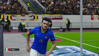 PES 2021 Gameplay  Italia  Belgio  Lega delle Nazioni 2024 [upl. by Brentt352]