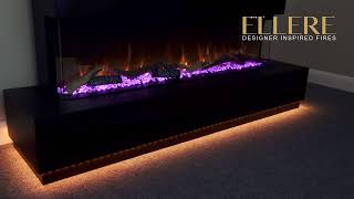 Ellere Electric Fire  Example installation and operation  Arada [upl. by Brok]