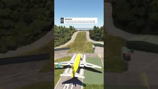 landing fail ouch airplaneaccident aviation oof airplaneemergency [upl. by Fenwick]