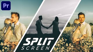 4 SPLIT SCREEN Effects in Premiere Pro CC Tutorial [upl. by Moshell707]