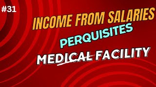 Medical Facility Perquisite in Income Tax in Tamil Perquisites Income Tax Commerce Cartoons [upl. by Norven]