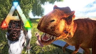 ARK Survival Evolved  NEW SORNA REX GIANT VIPER KILLS TITANO WITH POISON amp DINO HAIR  Gameplay [upl. by Warchaw]