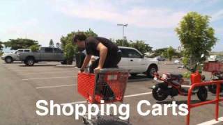 JACKASS 3D DELETED SCENES  Bam Margera Shopping Carts [upl. by Nohsyar]