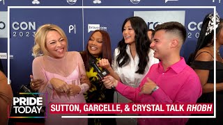 Sutton Garcelle amp Crystal Talk RHOBH Drama at BravoCon 2023 [upl. by Idrahs]