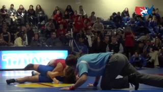 WCWA Maroulis SFU pin McFarland OCU 130 finals [upl. by Anwahsad]