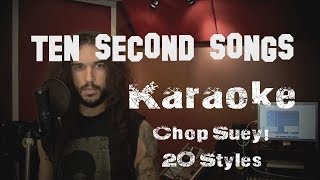 Karaoke System Of A Down  Chop Suey  Ten Second Songs 20 Style [upl. by Ehr366]