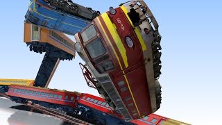 VIDS for KIDS in 3d HD  Train Collisions for Children ep2  AApV [upl. by Nwahsor]