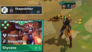 10 Shapeshifter 4 Star Shyvana Carry ⭐⭐⭐  TFT SET 12 [upl. by Alegre425]