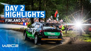 WRC2 Day 2 Highlights  WRC Secto Rally Finland 2023 [upl. by Ag]