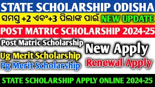 State Scholarship 202425 New Update Post Matric Scholarship New Apply amp Renewal Apply Online 202425 [upl. by Granny]