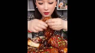 The Juiciest Pork Thigh Mukbang ASMR Tingles and Spice mukbang [upl. by Rennane853]