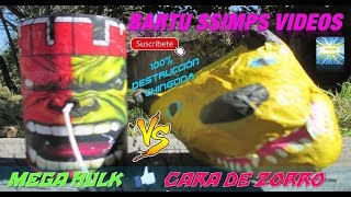 CARA DE PERRO VS MEGA HULK ESPECIAL DE VACACIONES [upl. by Catrina]