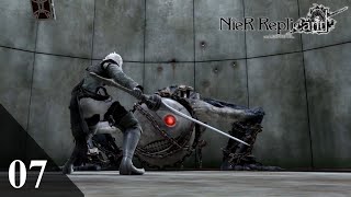 Nier Replicant Route A 100 Walkthrough Part 07 Underground Facility and Number 6 Boss Fight [upl. by Aneeras639]