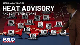 Heat advisory today thunderstorm chances increasing [upl. by Egiedan]