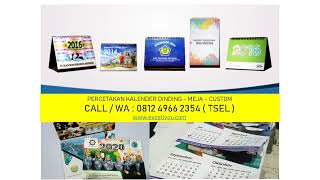 WA 0812 4966 2354  TSEL  Jasa Pembuatan Kalender Jakarta [upl. by Abdul]