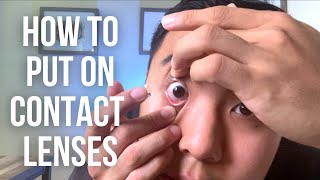 How to put on contact lenses the BEST way  👁 Ophthalmologist michaelchuamd [upl. by Aiahc615]