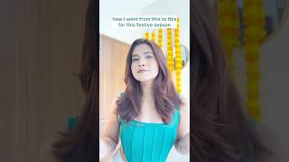 Festive makeover GarnierIndia garnierhaircolor garniercolornaturals garnierindia garnier [upl. by Karly]