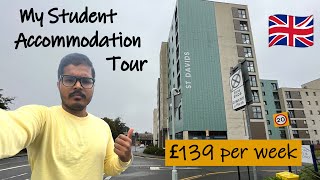 St Davids Student Accomodation Tour United Kingdom  Student Roost  Swansea  My Room Rent [upl. by Aiepoissac]