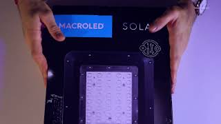 Unboxing REFLECTOR Luz de calle solar 15W de Macroled [upl. by Tombaugh]