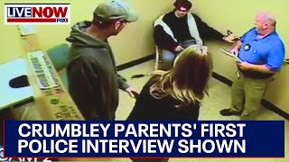 Crumbley parents first police interview shown after Oxford high school shooting [upl. by Leuamme391]