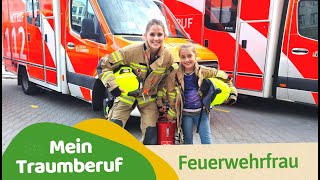 Feuerwehrschule 🚒 Ein Tag als Feuerwehrmannfrau  Mein Traumberuf  Kinderdoku [upl. by Meridel]