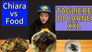 HO MANGIATO UN TAGLIERE DI CARNE GIGANTE  STREET FOOD CATANESE XXL [upl. by Elatia]