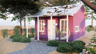 30 sqm Gorgeous 5x6 m Tiny House Design 16x19 [upl. by Yreneh476]