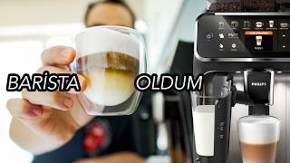 Evde Barista Oldum Yeni Philips 5500 Serisi Espresso Kahve Makinesi incelemesi [upl. by Aicrag]