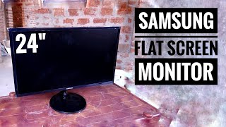 Samsung 24 inch Flat Monitor LS24F350FHWXXL Unboxing amp Quick Review🔥 [upl. by Vevay]