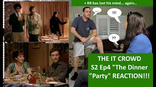 Americans React  THE IT CROWD  The Dinner Party Season 2 Episode 4  REACTION [upl. by Simone]