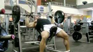 Incline Bench Press  225 x 15 [upl. by Bilbe]