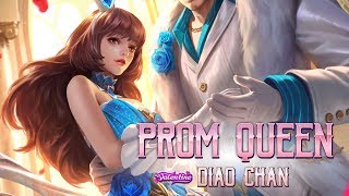 Garena RoV  Diao Chan New Valentine Skin Prom Queen [upl. by Enicnarf342]