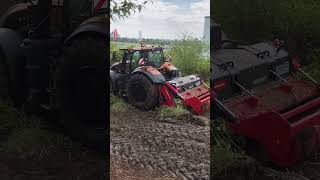 NEUHEIT Valtra SSerie in Aktion mit Forstmulcher agriculture tractorvideo valtra [upl. by Aliuqat412]